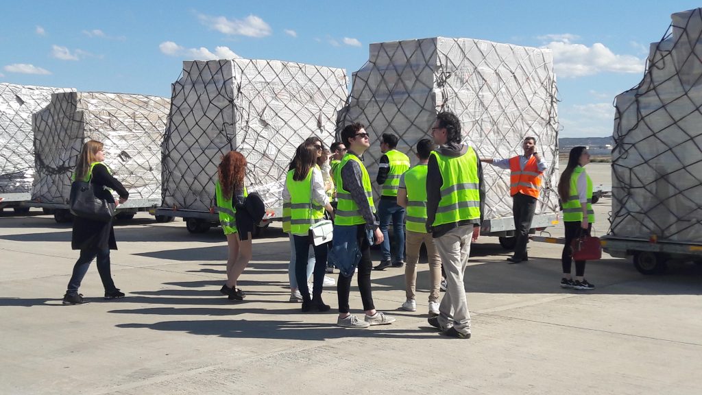 Visita a la plataforma logística del aeropuerto de Zaragoza MaGICEX